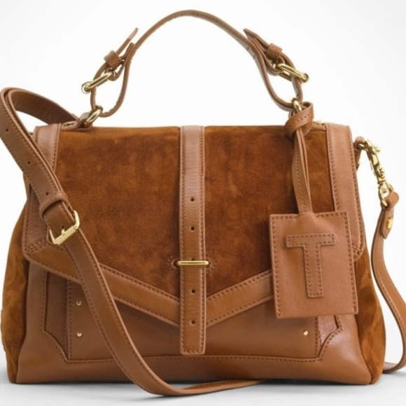 Tory Burch Handbags - Tory Burch 797 Suede Messenger Bag **